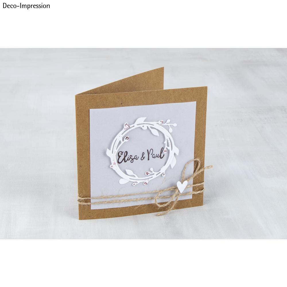 Stanzschablone Blätterkranz 7,5cm 100% Stahl