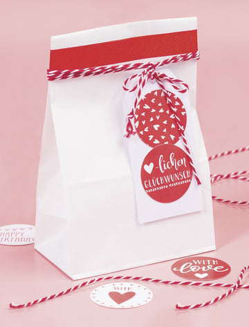 Papier-Bodenbeutel weiss 12x6x21cm 25 Stück lebensmittelecht