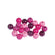 Holz Perlen Mischung poliert pink pastell FSC100%