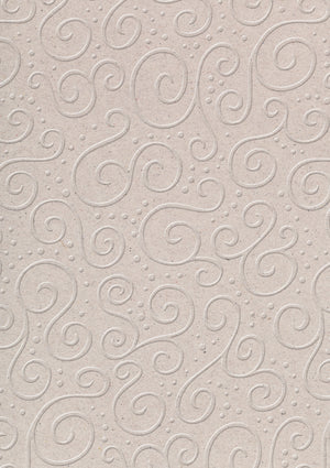 Prägekarton Natur graubraun Milano 220g A4 Recycling-Papier