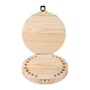Holzbox für Milchzähne 12x2,7cm