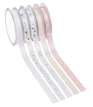 Band Amore Herzen 15mm 1m