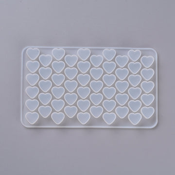 Silikongießform Herzen Casting Mould 18,5x11cm