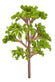 Miniatur-Baum mit Holzfuß 11cm