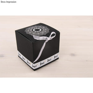 Siebdruck-Schablone Mandala selbstklebend A5 Schablone inkl. Rakel