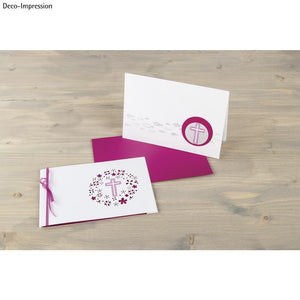 Stanzschablone Blütenkranz Negativ ca. ø 7,5cm