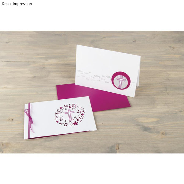 Stanzschablone Blütenkranz Negativ ca. ø 7,5cm