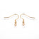 Ohrhaken gold Edelstahl 304 20x3mm Pin 0,6mm