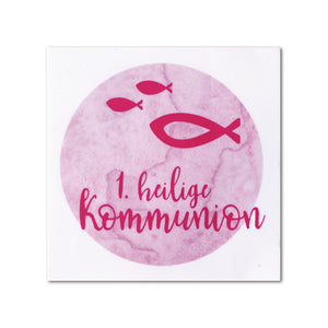 Wachsmotiv Watercolor Heilige Kommunion 6,7x6,7cm