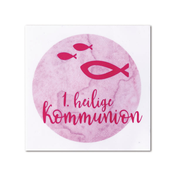 Wachsmotiv Watercolor Heilige Kommunion 6,7x6,7cm