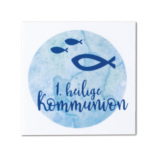 Wachsmotiv Watercolor Heilige Kommunion 6,7x6,7cm