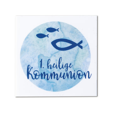 Wachsmotiv Watercolor Heilige Kommunion 6,7x6,7cm