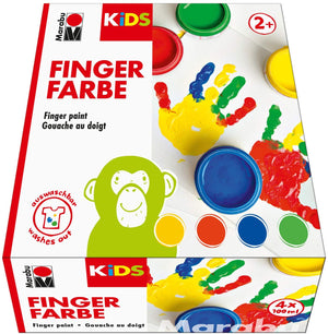 Marabu Kids Fingerfarben-Set 6x100ml
