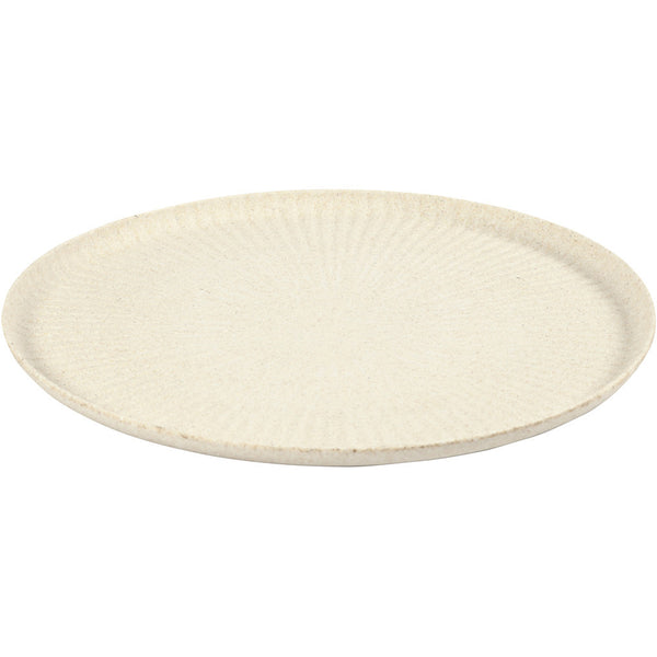 Bambus-Tablett/Platte aus Bambusfasern mit Faltenmuster 2x30cm