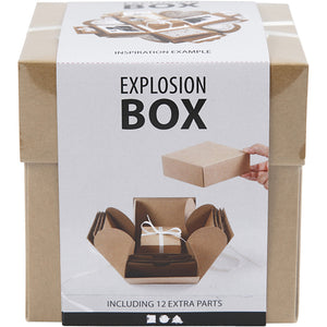 Explosionsbox Überraschungsbox 12,5x12,5cm