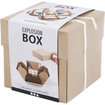 Explosionsbox Überraschungsbox 12,5x12,5cm