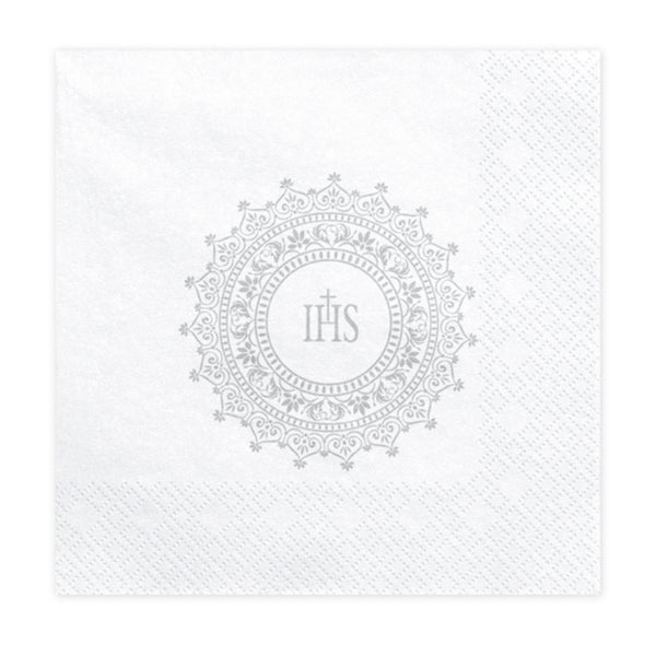 Serviette Erstkommunion -IHS 33x33cm 20 Servietten