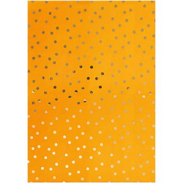 Decoupage Papier Punkte senfgelb 300x420mm 1 Bogen