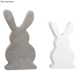 Gießform Hasenfamilie PET-Kunststoff 8x14+6,5x11,7cm