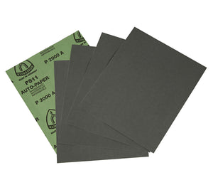 Nassschleifpapier-Trockenschleifpapier 23x28cm Körnung 2000 5 Blatt Schleifpapier
