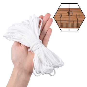 Elastikkordel Gummischnur 2mm weiß 10m/Pkg.