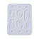 Silikongießform Ohrringe Mischformen Schmuckherstellung Gießform 156x122x4mm
