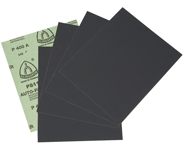 Nassschleifpapier-Trockenschleifpapier 23x28cm Körnung P400 5 Blatt Schleifpapier