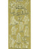 Shiny Outline Stickers Bethlehem Krippe Jesus Geburt gold Konturensticker 10x23cm Bogen