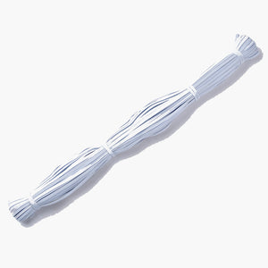 Gummiband weiß 5mm 60m/Bündel