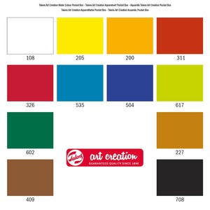 Talens Art Water Color Pocketbox Aquarellfarben 12 Farben