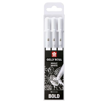 Sakura Gelly Basic Weiß 10er Set 3 Stifte