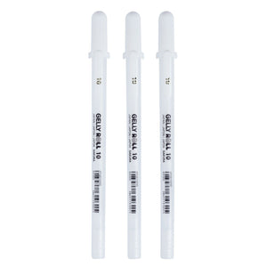 Sakura Gelly Basic white 10 Set 3 Stifte