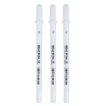 Sakura Gelly Basic Weiß 10er Set 3 Stifte