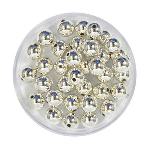 Wachsperlen silber 6mm 380 Stück / Dose