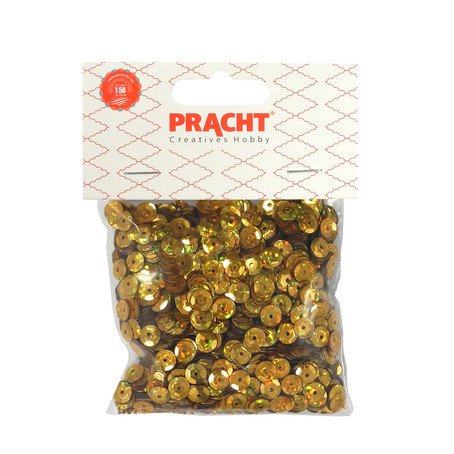 Pailletten gold irisierend 30g 4000 Stück 6mm Paillettenschüssel Pailletten