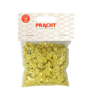 Pailletten beige opak 30g 4000 Stück 6mm Paillettenschüssel Pailletten