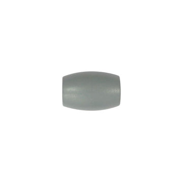 Holzolive 32x21mm grau, 5 Stück/Pkg. Lochgröße 5mm, Makrameeperlen Holzperlen Oliv