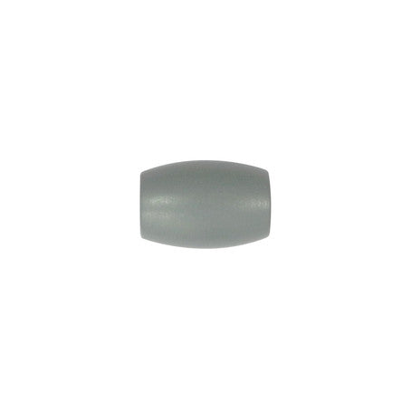 Holzolive 32x21mm grau, 5 Stück/Pkg. Lochgröße 5mm, Makrameeperlen Holzperlen Oliv