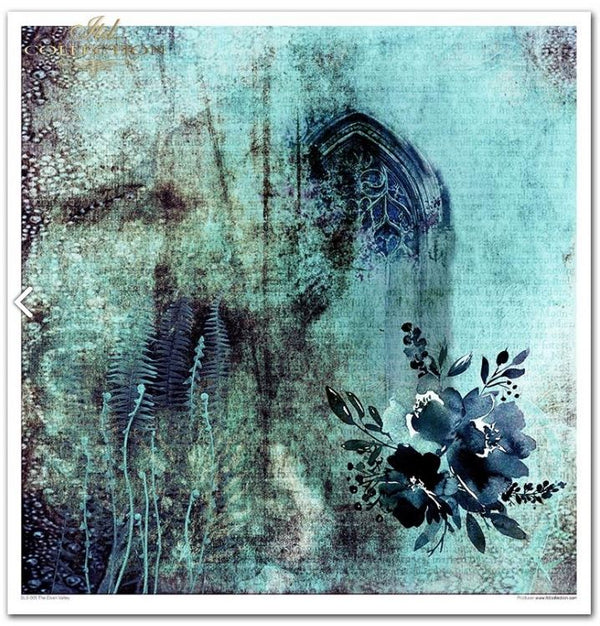 Scrapbookingpapier Set THE ELVEN VALLEY 30x30cm 200g 10 Stk/Pkg