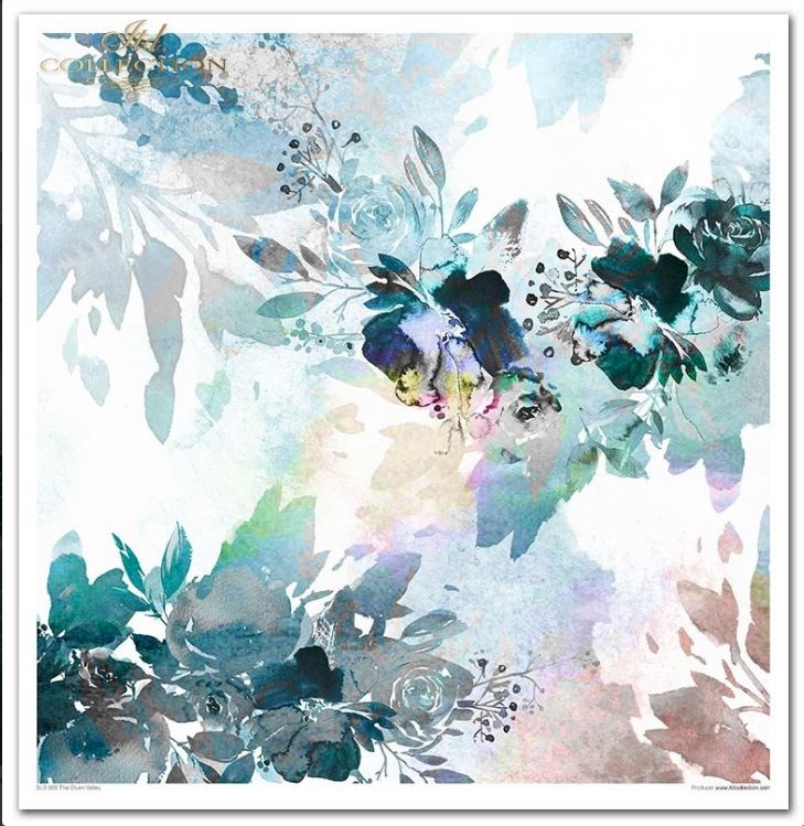 Scrapbooking-Papier-Set THE ELVEN VALLEY, 10 Stück/Packung, 30 x 30 cm, 200 g