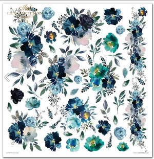 Scrapbooking-Papier-Set THE ELVEN VALLEY, 10 Stück/Packung, 30 x 30 cm, 200 g