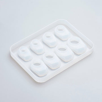 Silikon Gießform Ring extra, gemischte Größen