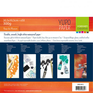 Yupo Papier 300g 30,5x30,5cm 50 Stück/Pkg.