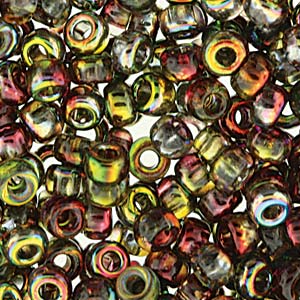 Miyuki Unions 6/0 Crystal Magic Apple, 4,5 mm, Glasperlen 10 g/Dosis