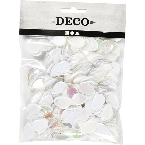 Pailletten Tropfen Mix 14x19mm, 50g/Btl.