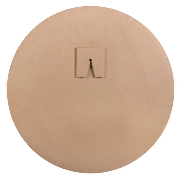 Dekospiegel Pappmache 30cm, Spiegel 18cm dm