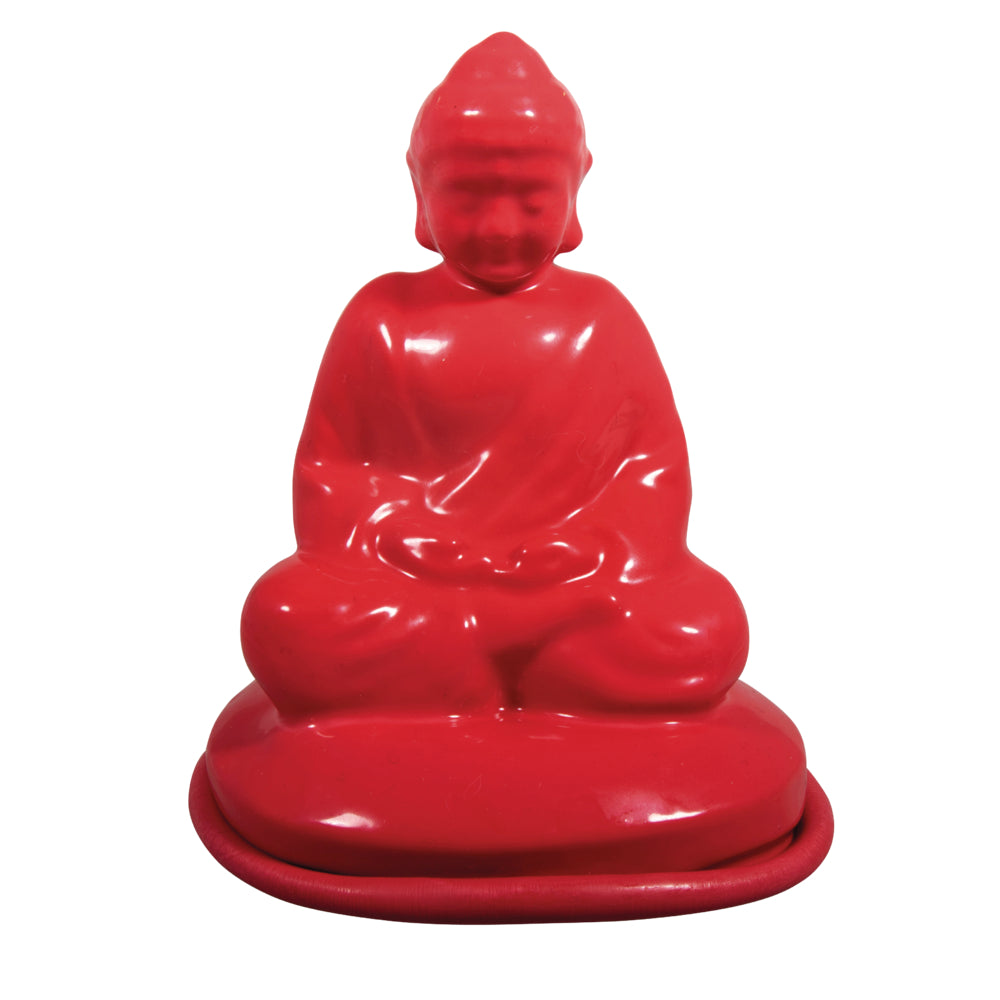 Buddha aus Latex-Gussform, 6,5 x 12,5 cm