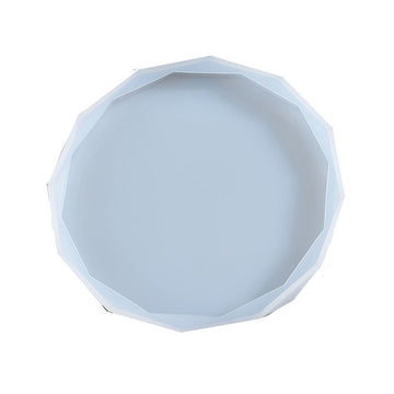 Silikon Gießform Coaster 12eck Facettenrand  12cm