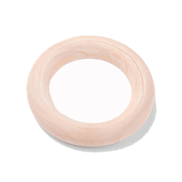Holzringe natur 55mm/10mm innen 35mm Durchmesser 10Stück/Verpackung