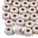 Acryl-Rondell Großloch beige 13x7mm, 22 Stück/Dose Acrylperle Rondellperlen